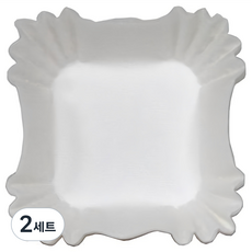 이홈베이킹 사각 머핀컵 45mm 200p, 화이트, 2세트