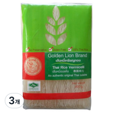 골든라이온 라이스 버미셀리 쌀국수면, 400g, 3개