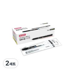 MORRIS Just Click 電腦用簽字筆 + 補充蕊, 黑色, 24個