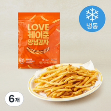 러브프라이즈 케이준 양념감자 (냉동), 750g, 6개