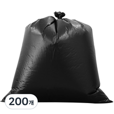 베로나 간편한 쓰레기 분리수거 비닐봉투 검정, 40L, 200개