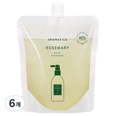 AROMATICA 迷迭香髮根強化液 補充包, 100ml, 6個