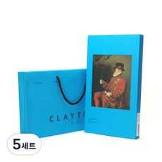 클레이튼티 갤러리블루 3호 네이션스 잉글랜드 티백 3종 x 5p 세트 + 쇼핑백, 히비스커스 티백 5p + 얼그레이 티백 5p + 루이보스 티백 5p, 5세트