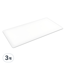 애니젠 게이밍 마우스 장패드, 화이트, 3개