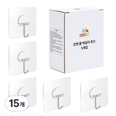 코멧 홈 강력 벽걸이 후크, 15개