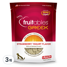 프루터블즈 강아지 크런치 비스켓, 혼합맛(딸기/요거트), 198.5g, 3개