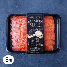 트러플향 훈제연어 슬라이스 (냉장), 200g, 3개