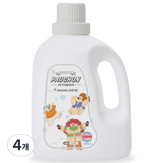 뽀숑 반려동물 탈취제 순수한 무향, 2.5L, 4개