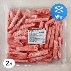 포크리퍼블리카 목살 돌돌이 (냉동), 1kg, 2개