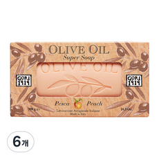 고리1919 올리브오일 슈퍼 솝 신선한 피치향, 6개, 300g