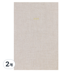 PAPERIAN 2026年 Attitude PU B6 週計畫本, 亞麻米色, 2個