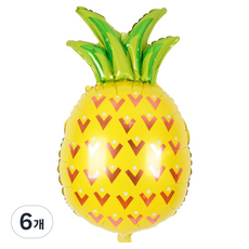 파티짱 바다 여름 은박 모음 생일 파티 풍선, 17 파인애플, 6개