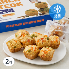 웰빙마루 국내산 보리 유자 보리떡 (냉동), 50g, 2개, 12개입