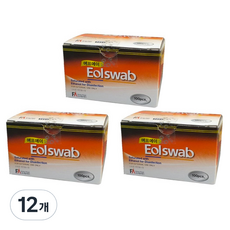 에프에이 일회용 이올스왑 알콜솜, 12개