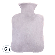 레벤픽 물주머니 핫팩 그레이 2L, 6개
