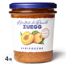 ZUEGG 杏桃果醬, 320g, 4個