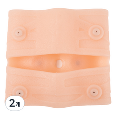 Runeon 時尚運動護膝 膚色短版, 2個