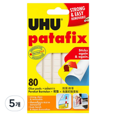 우후 조각 접착제 일반 80p, 5개