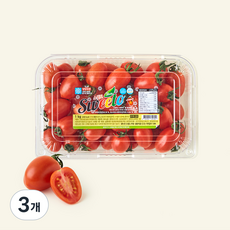 스윗토 스테비아 대추방울토마토, 1kg, 3개