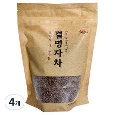 자품해 볶아서 더 구수한 결명자차, 500g, 4개, 1개입