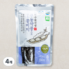 김구원선생 무농약콩으로 만든 콩비지, 300g, 4개