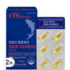 ONYOUBIO 超臨界rTG Omega-3膠囊 30顆入, 2個