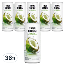 클룹 트루코코 퓨어 코코넛워터, 36개, 330ml