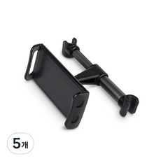 3S汽車後座智能手機支架, 黑色, 5個