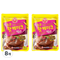 오뚜기 쵸코 핫케이크 믹스, 500g, 8개