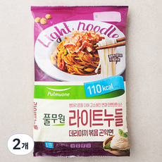 풀무원 라이트누들 데리야끼볶음 곤약면 2인분, 377.6g, 2개