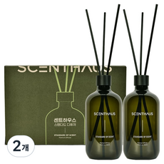 센트하우스 스탠다드 디퓨저, 2개, 1L, 우드에어리