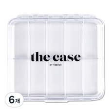 THEBOON THE CASE 空彩妝盤 S CC-01, 6個, 透明
