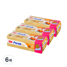 3M Fresh塑膠袋, M(25*35cm), 150枚, 6盒