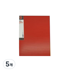 보경 발포 D링 바인더화일 3cm, 적색, 5개