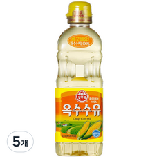 OTTOGI 不倒翁 玉米油, 500ml, 5個