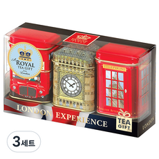아마드티 런던 익스피리언스 얼그레이 25g + 브렉퍼스트 20g + 애프터눈 25g 티 세트, 3세트