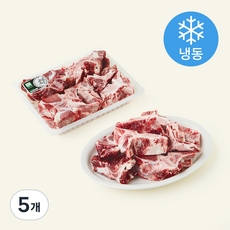 유기축산물 인증 산청 한우 잡뼈 (냉동), 2kg, 5개