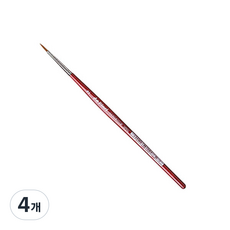 davinci 수채화붓 5580 라운드 합성수지, 2호, 4개