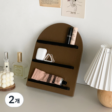 코시나 심플리 미니 소품 진열대, 브라운, 2개