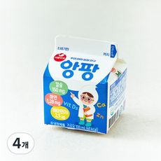 서울우유 앙팡 흰우유, 4개, 100ml