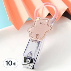 H Living 掛勾式透明殼指甲剪 站立熊, 10個