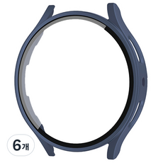 아이엠판다 갤럭시워치 액정보호 하드 풀커버 케이스 40mm, 미드나잇블루, 6개