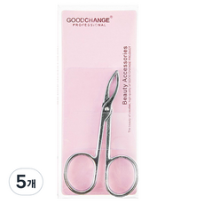 GOODCHANGE 美星金屬 剪刀式鑷子, 5個, 單一顏色