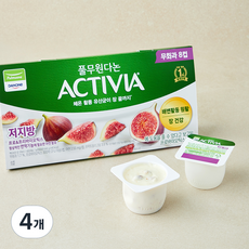풀무원 액티비아 무화과컵 8개입, 640g, 4개