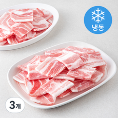 곰곰 한돈 복고 삼겹살 구이용 (냉동), 3개, 1kg