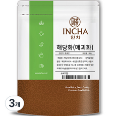 인차 해당화 매괴화 장미과 꽃차, 3개, 80g, 1개입