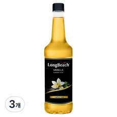 롱비치 바닐라 시럽, 740ml, 3개