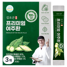 김오곤 프리미엄 여주환, 90g, 3개
