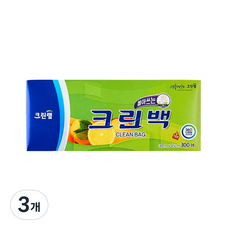 크린랩 뽑아쓰는 크린백 30cm x 45cm, 대(L), 300개입, 3개