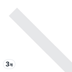 OON 열 수축 튜브 케이블 흰색 80mm x 1m, 3개